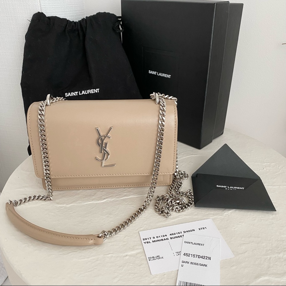 YSL Saint Laurent Sunset mini bag WOC